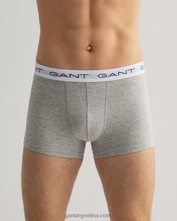 GANT hombres mezcla de grises paquete de 3 baúles P0P02546