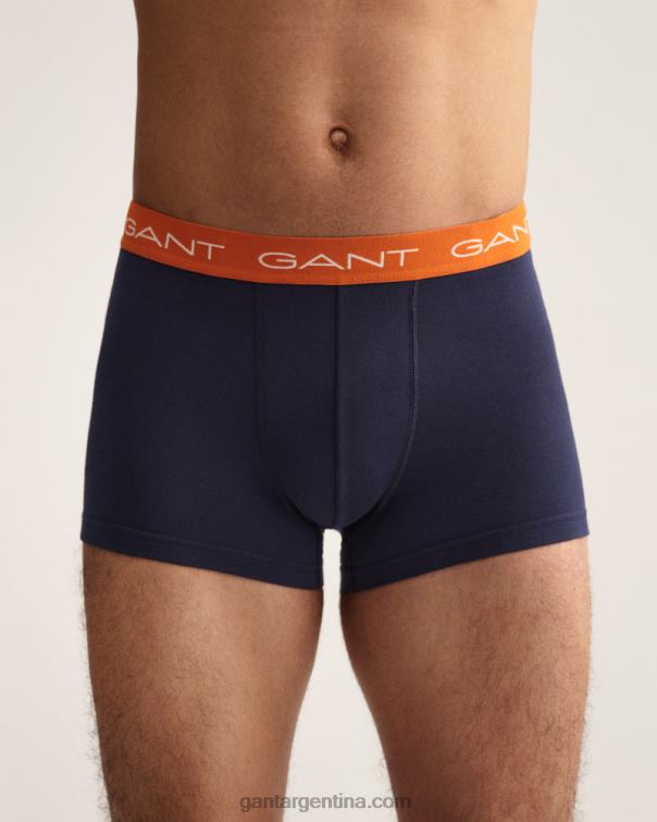 GANT hombres noche azul Pack de 3 calzoncillos P0P02540