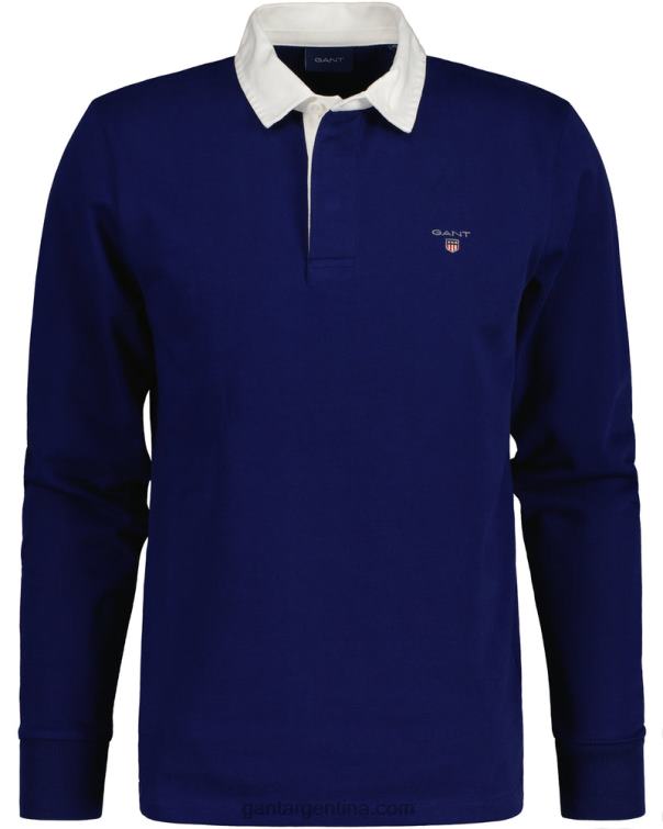 GANT hombres azul profundo rugger pesado sólido P0P02221
