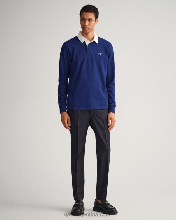 GANT hombres azul profundo rugger pesado sólido P0P02221