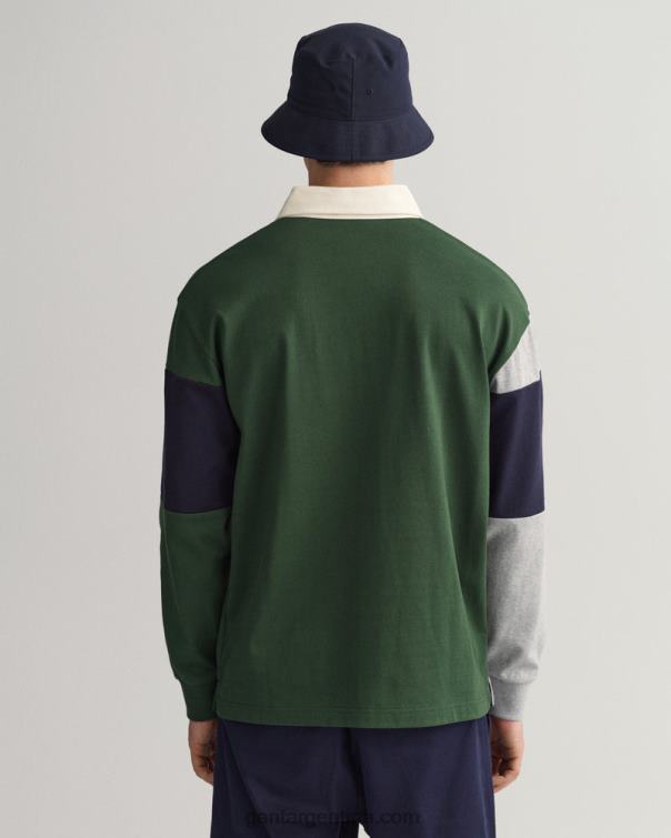 GANT hombres bosque verde cresta escudo rugger P0P02216