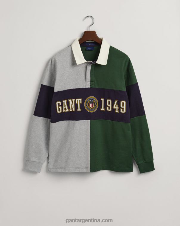 GANT hombres bosque verde cresta escudo rugger P0P02216