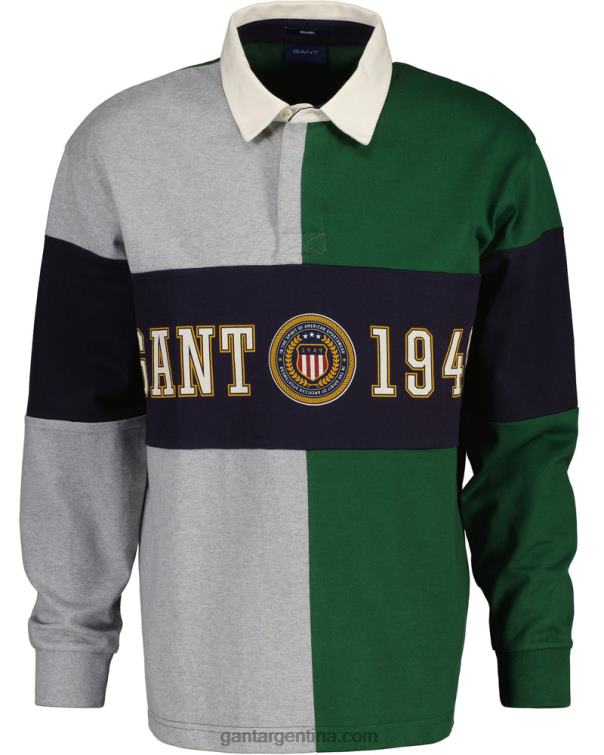 GANT hombres bosque verde cresta escudo rugger P0P02216