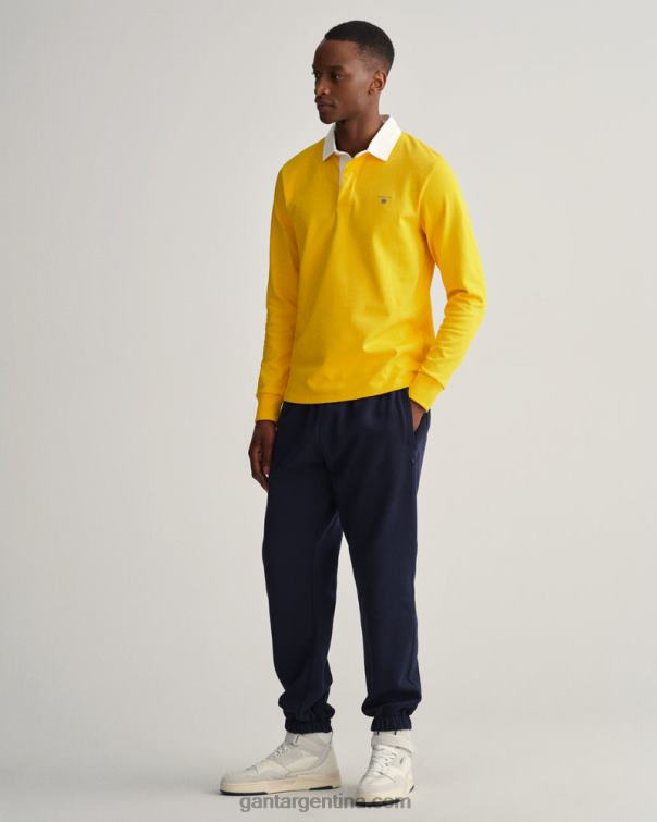 GANT hombres la luz del sol amarilla rugger pesado sólido P0P02220