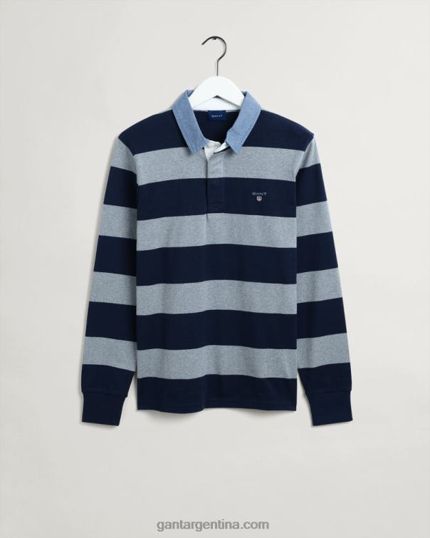 GANT hombres mezcla de grises rugger pesado original barstripe P0P02211