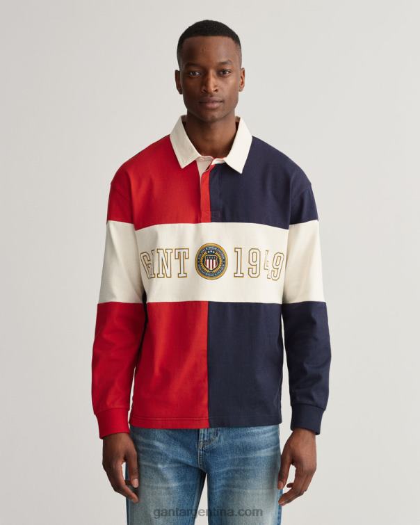 GANT hombres noche azul cresta escudo rugger P0P02214