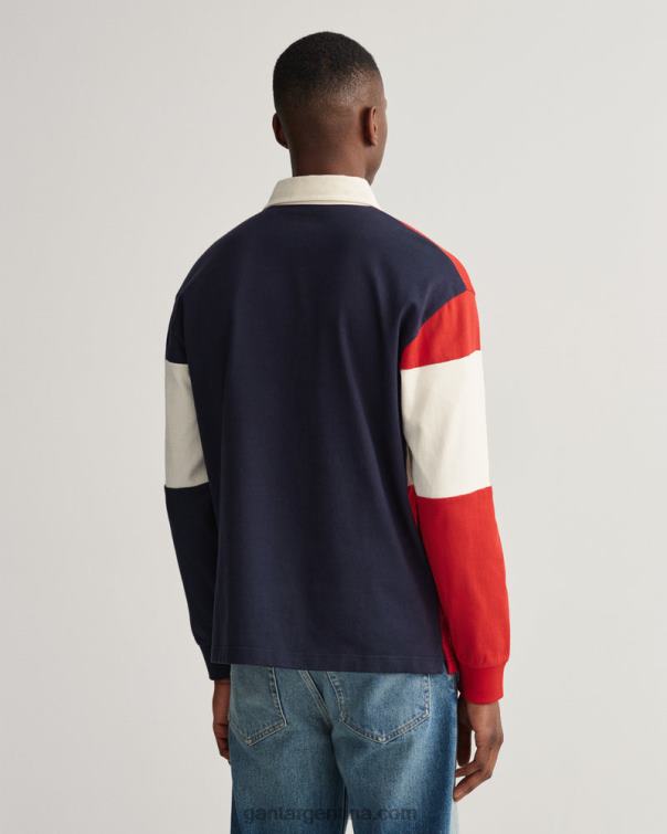 GANT hombres noche azul cresta escudo rugger P0P02214