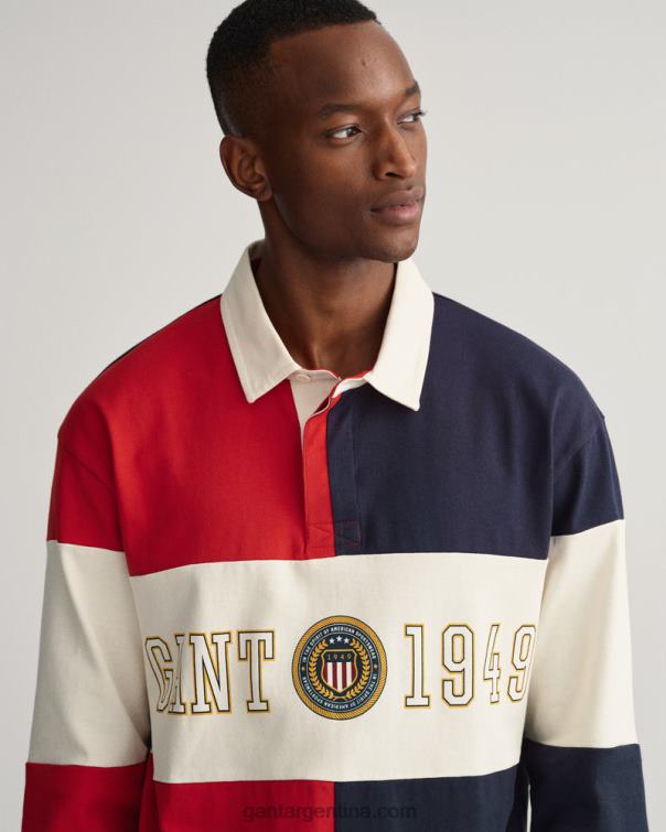 GANT hombres noche azul cresta escudo rugger P0P02214