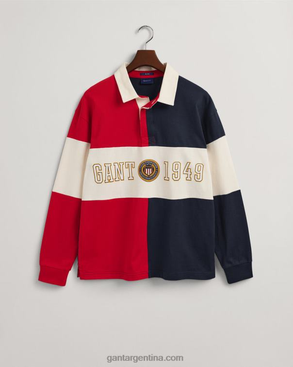 GANT hombres noche azul cresta escudo rugger P0P02214