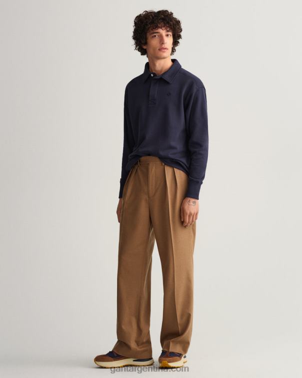 GANT hombres noche azul icono g sudor pesado rugger P0P02203