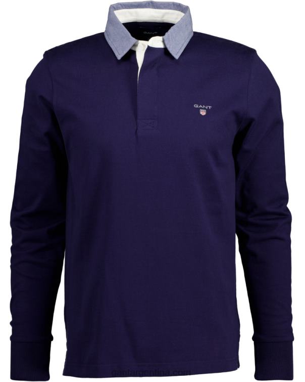 GANT hombres noche azul rugger pesado original P0P02210