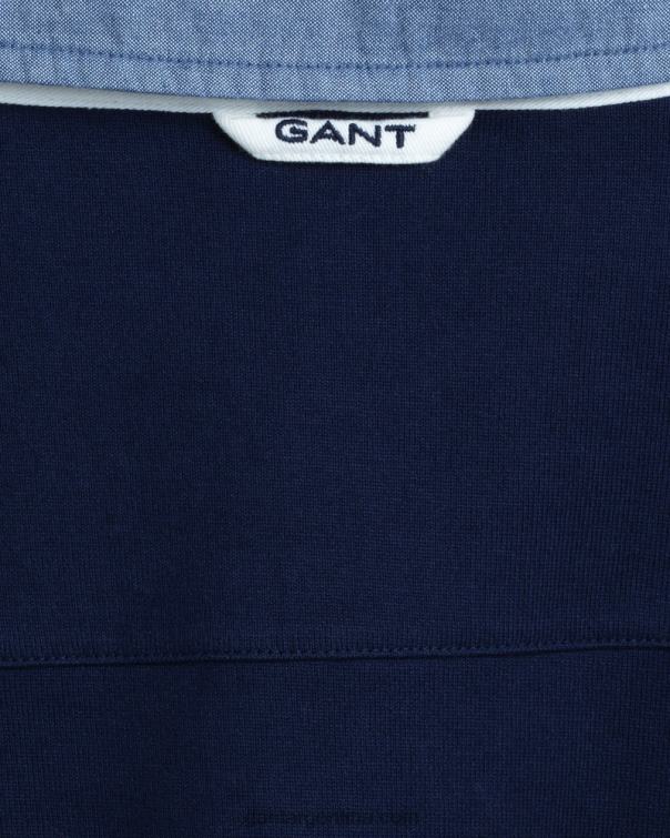 GANT hombres noche azul rugger pesado original P0P02210