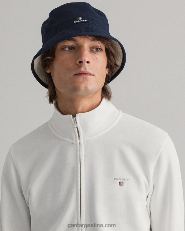 GANT hombres cáscara de huevo cárdigan original con cremallera completa P0P02285