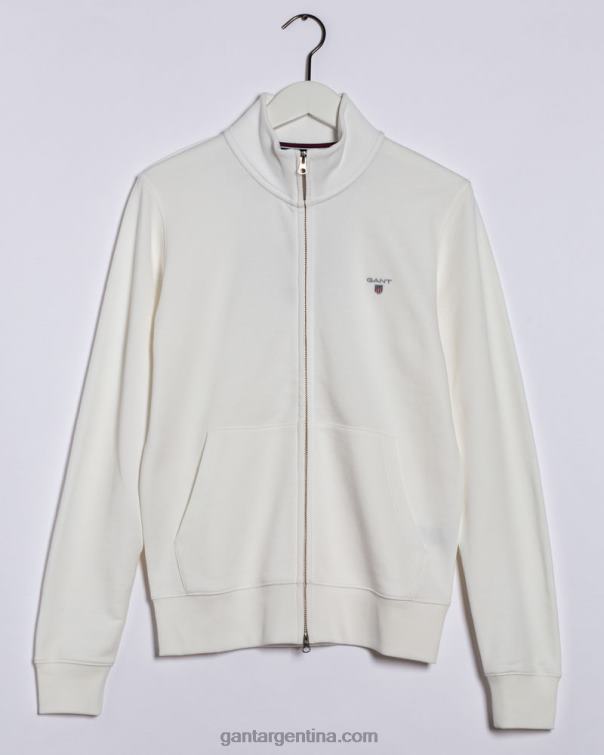 GANT hombres cáscara de huevo cárdigan original con cremallera completa P0P02285