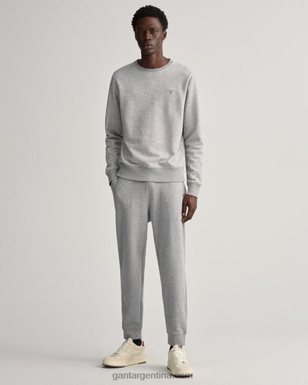 GANT hombres mezcla de grises sudadera original con cuello redondo P0P02294