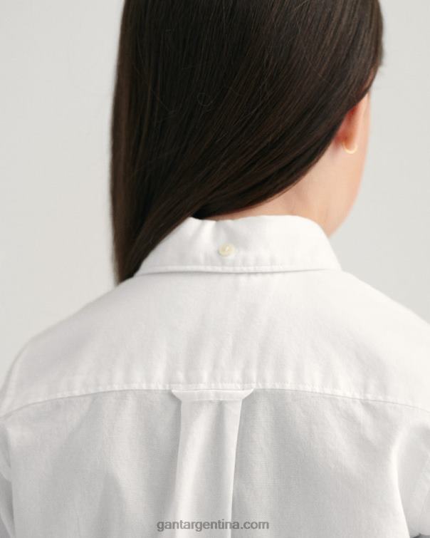 GANT juventud blanco camisa oxford de archivo para niños P0P02838