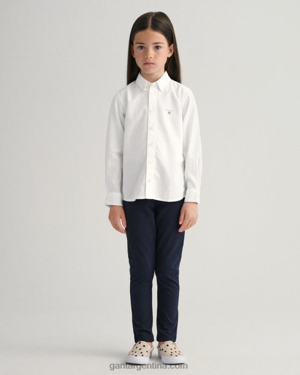 GANT juventud blanco camisa oxford de archivo para niños P0P02838
