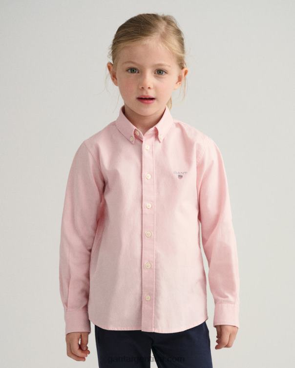 GANT juventud rosa pijo camisa oxford de archivo para niños P0P02834