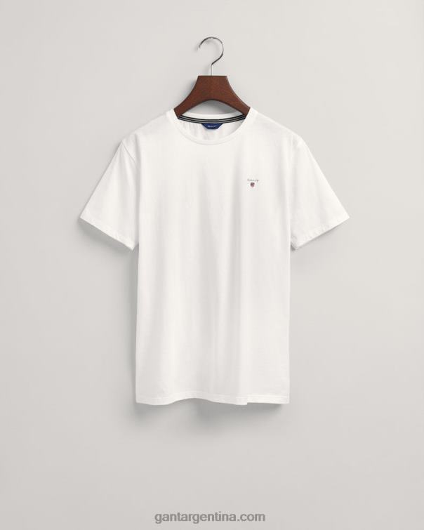 GANT juventud blanco camiseta original juvenil P0P02803