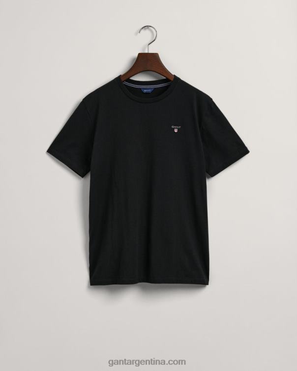 GANT juventud negro camiseta original juvenil P0P02817