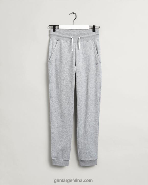 GANT juventud mezcla gris claro pantalones de chándal originales para adolescentes P0P02826