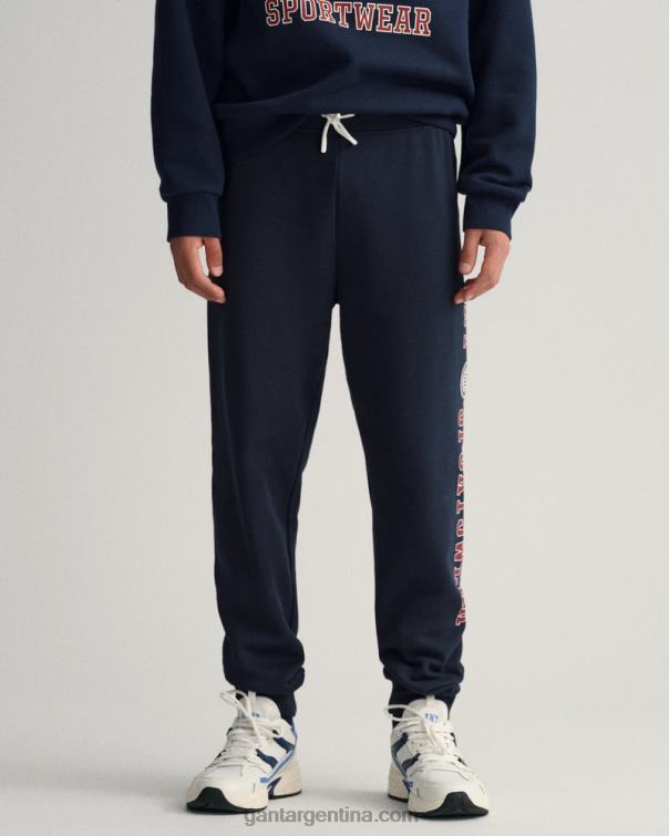 GANT juventud noche azul pantalones con escudo de cresta para adolescentes P0P02827