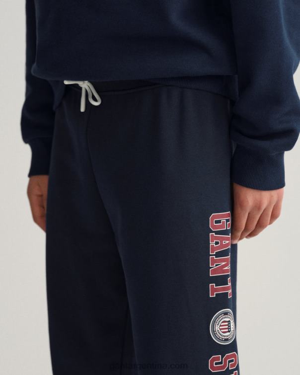 GANT juventud noche azul pantalones con escudo de cresta para adolescentes P0P02827