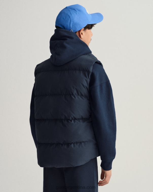 GANT juventud noche azul chaleco acolchado para adolescentes P0P02870