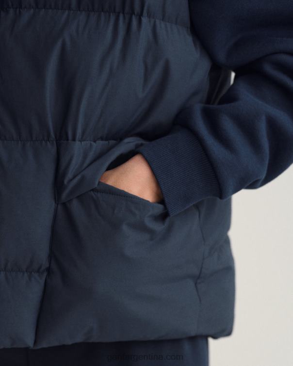 GANT juventud noche azul chaleco acolchado para adolescentes P0P02870