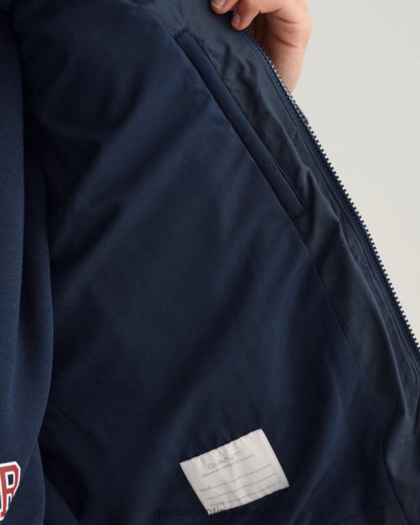 GANT juventud noche azul chaleco acolchado para adolescentes P0P02870