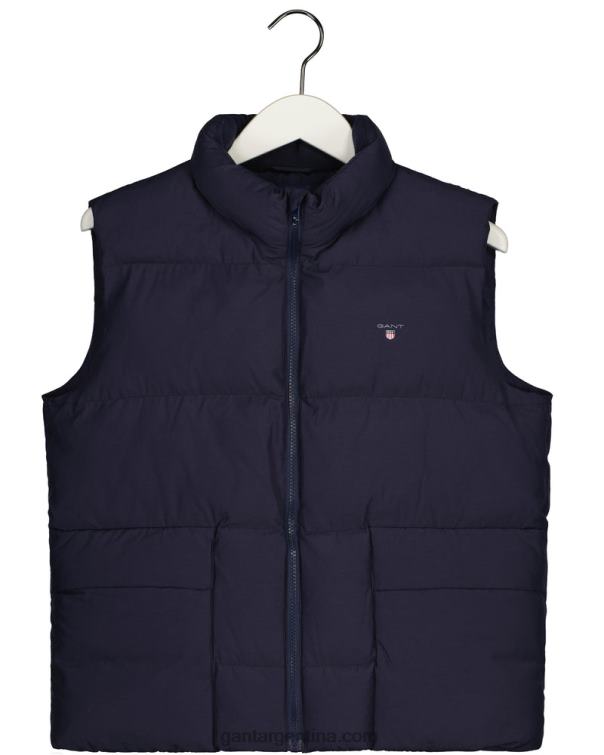 GANT juventud noche azul chaleco acolchado para adolescentes P0P02870