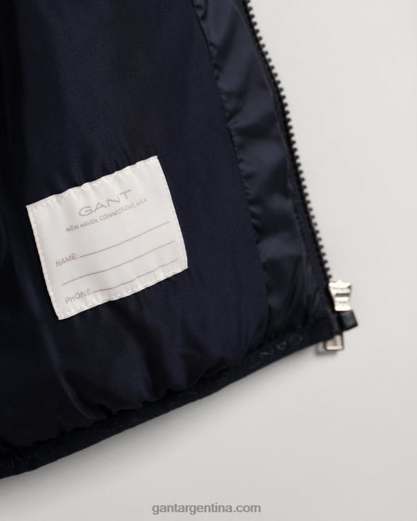 GANT juventud noche azul chaleco acolchado para niños P0P02869