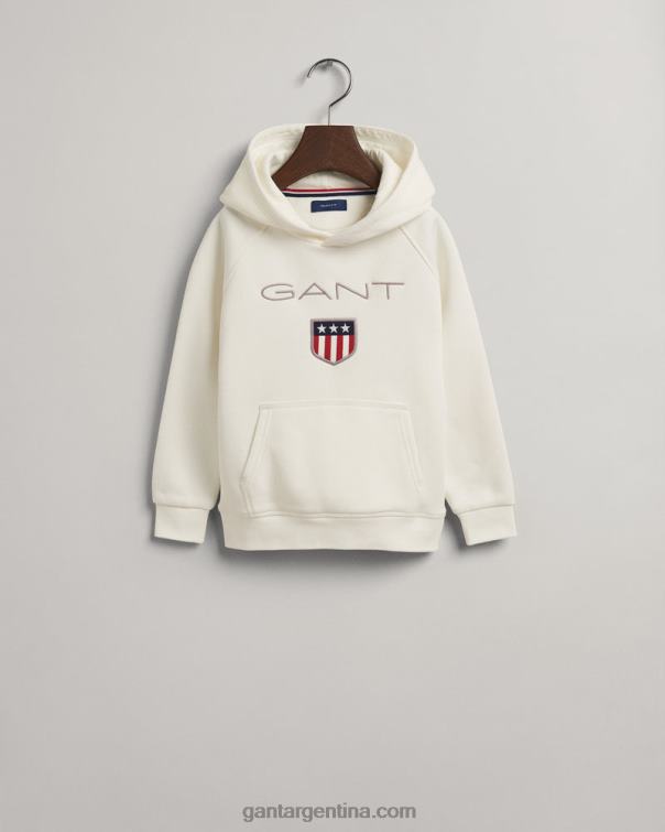 GANT juventud cáscara de huevo sudadera con capucha para niños P0P02868