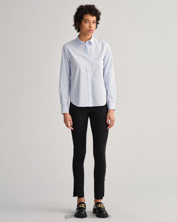 GANT mujer hamptons azul camisa regular fit de paño vichy P0P02597
