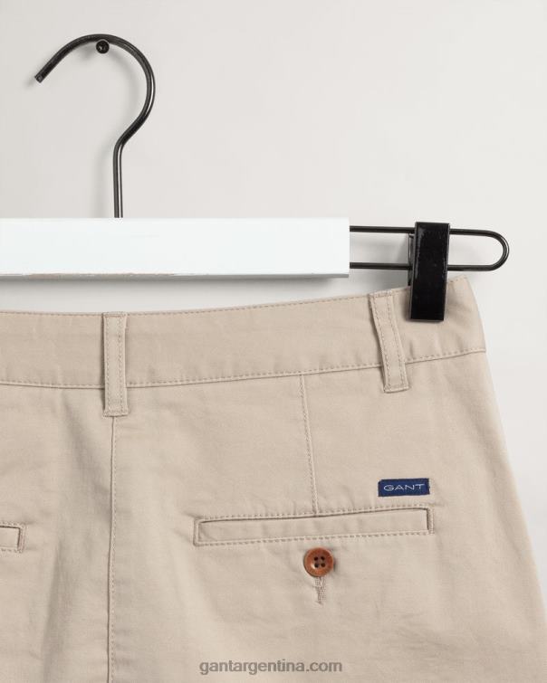 GANT mujer arena seca falda china clásica slim fit P0P02652