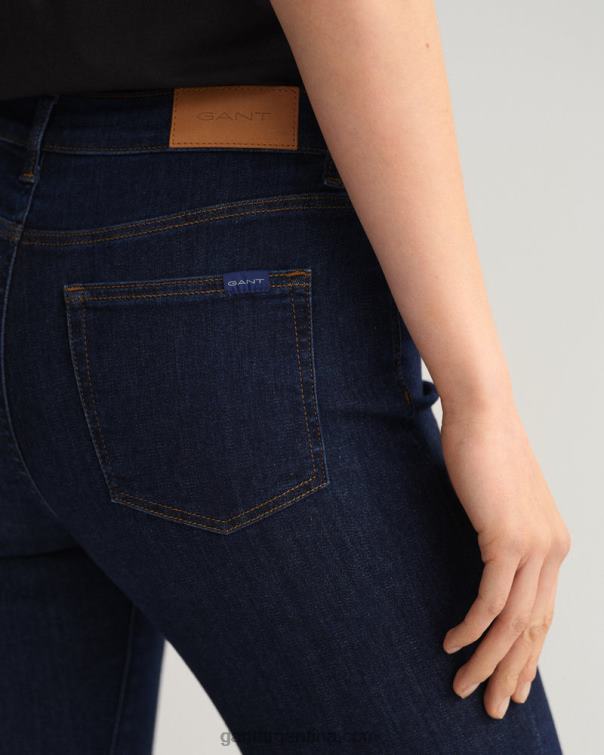 GANT mujer azul oscuro jeans nella skinny índigo travel P0P02747