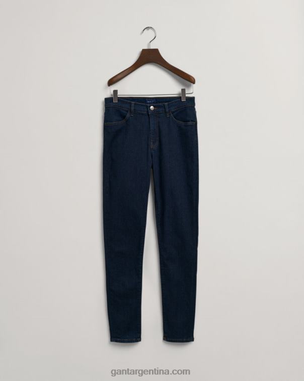 GANT mujer azul oscuro jeans nella skinny índigo travel P0P02747