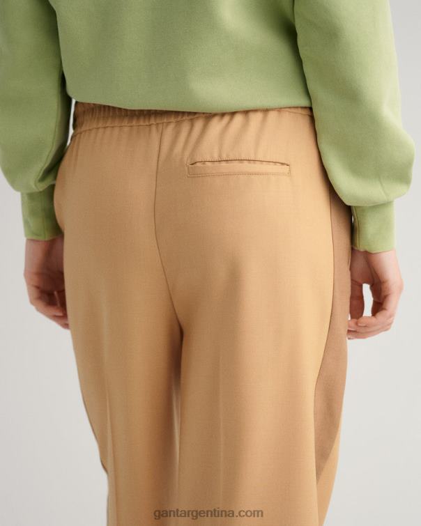 GANT mujer beige caramelo pantalones rectos P0P02741