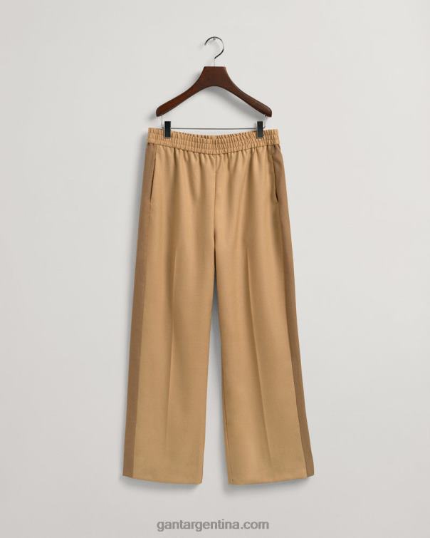 GANT mujer beige caramelo pantalones rectos P0P02741