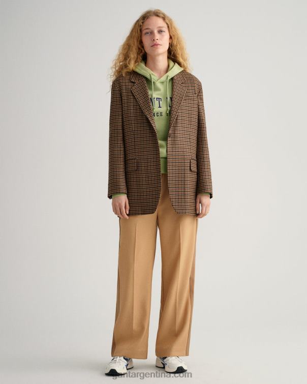GANT mujer beige caramelo pantalones rectos P0P02741