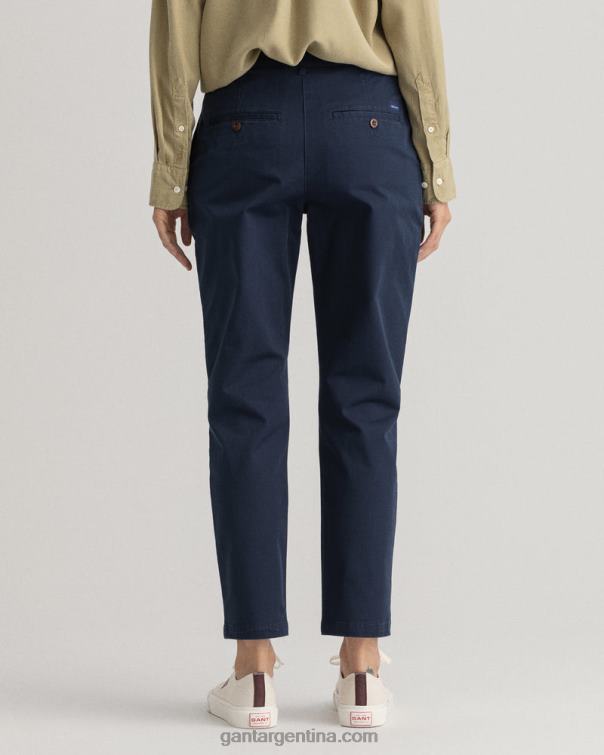 GANT mujer marina chinos clásicos de corte slim de fryda P0P02748