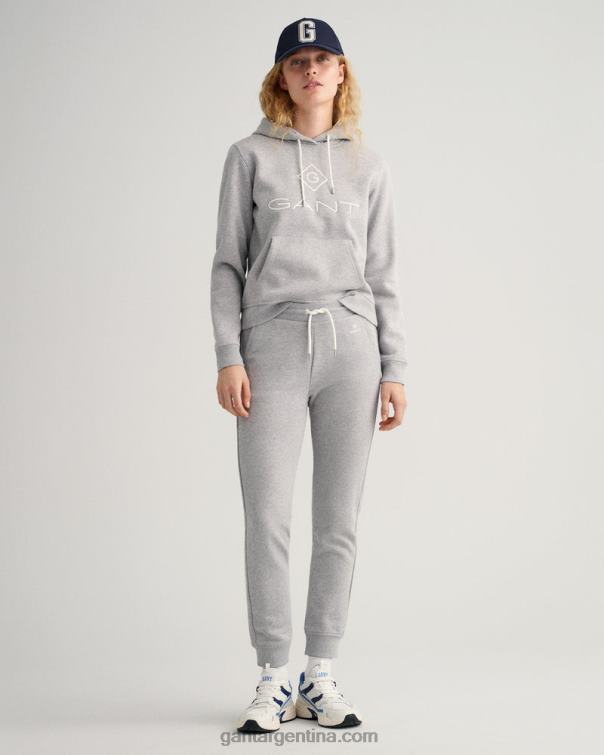 GANT mujer mezcla de grises pantalones de chándal con logo P0P02731