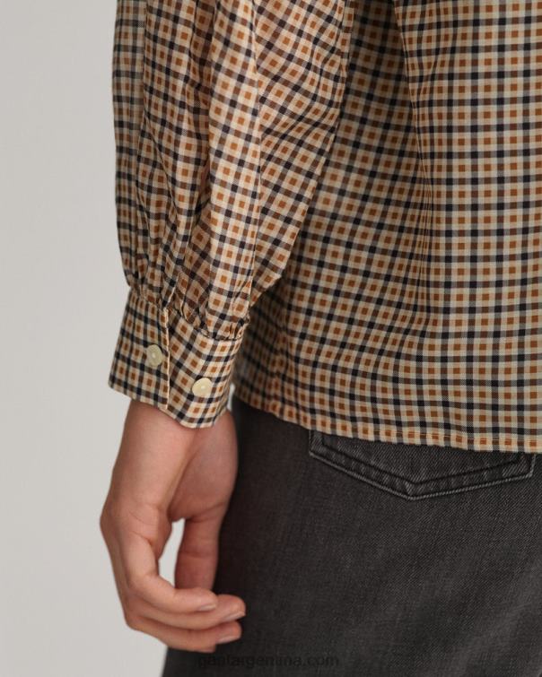 GANT mujer ébano negro icono g camiseta esencial P0P02606