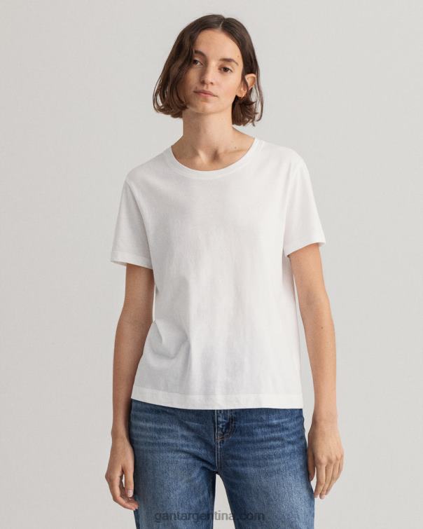 GANT mujer blanco camiseta original P0P02617