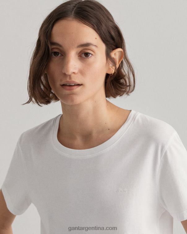 GANT mujer blanco camiseta original P0P02617