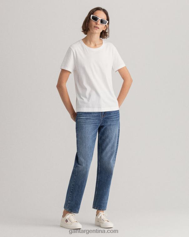 GANT mujer blanco camiseta original P0P02617