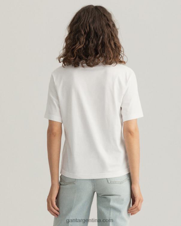 GANT mujer blanco icono g camiseta esencial P0P02601