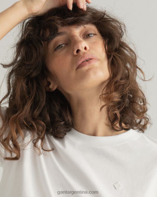 GANT mujer blanco icono g camiseta esencial P0P02601
