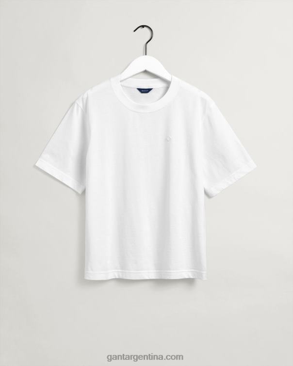 GANT mujer blanco icono g camiseta esencial P0P02601