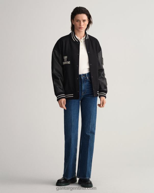 GANT mujer blanco polo de piqué de manga larga original P0P02630